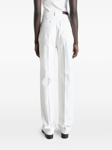 LEMAIRE belt-loop pocket jeans - White