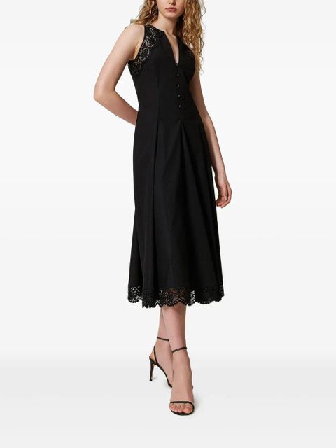 TWINSET poplin dress - Black - zdjęcie produktu nr 2