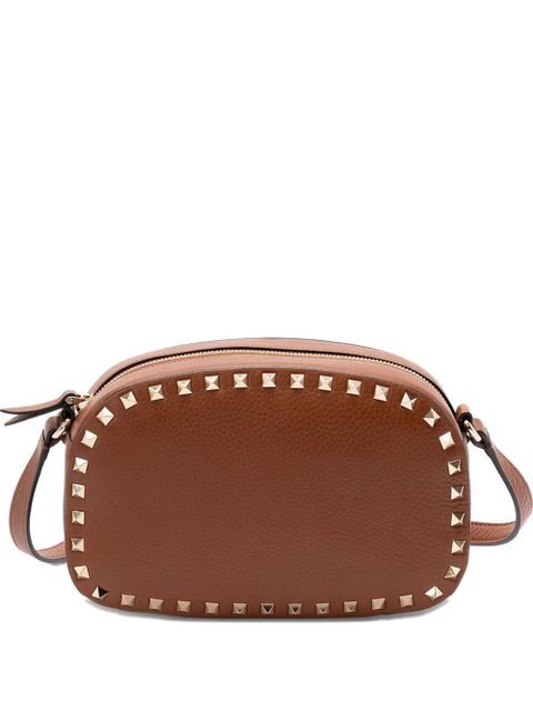 Valentino Garavani mini Rockstud leather cross body bag - Brown - zdjęcie produktu nr 1