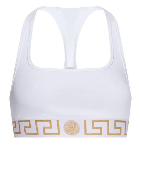 Versace Greca Border bralette - White - zdjęcie produktu nr 1