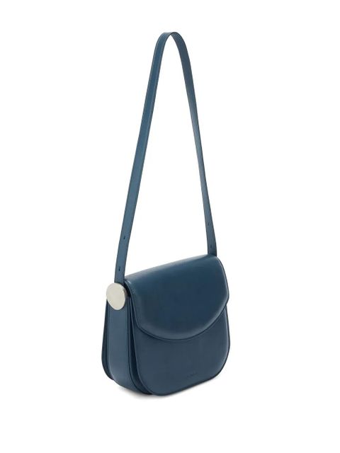 Jil Sander Coin leather crossbody bag - Blue