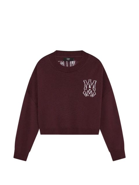 AMIRI crew-neck sweater - Red - zdjęcie produktu nr 1