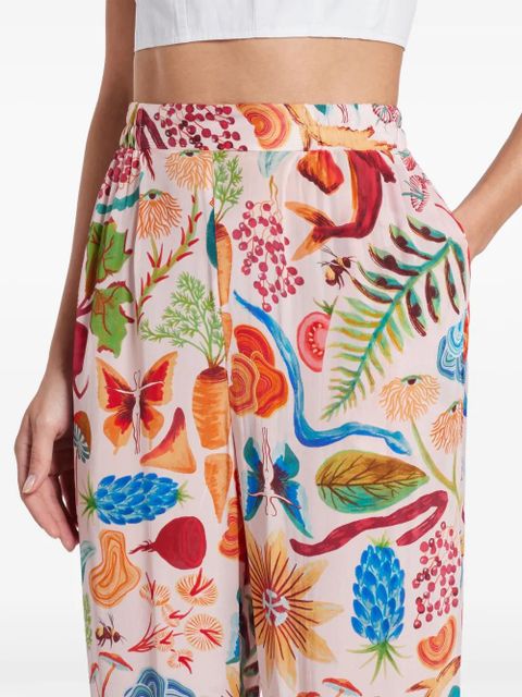 FARM Rio Bright Farm straight-leg trousers - Neutrals