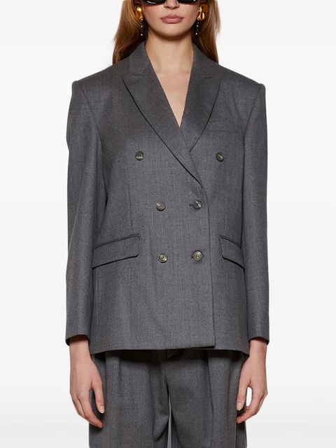 WARDROBE.NYC double-breasted virgin wool blazer - Grey