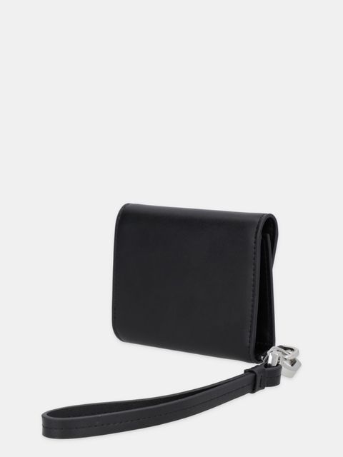 Karl Lagerfeld Jeans portfel skórzany damski kolor czarny A4W30164 - zdjęcie produktu nr 2