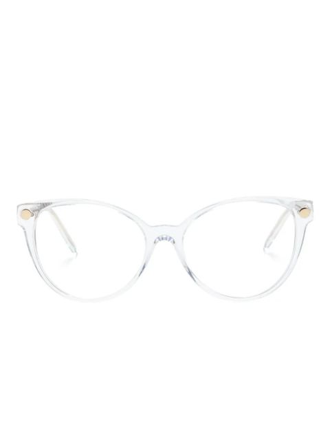 Versace Eyewear cat-eye glasses - Neutrals - zdjęcie produktu nr 1
