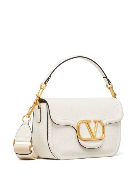 Valentino Garavani Alltime leather shoulder bag - Neutrals