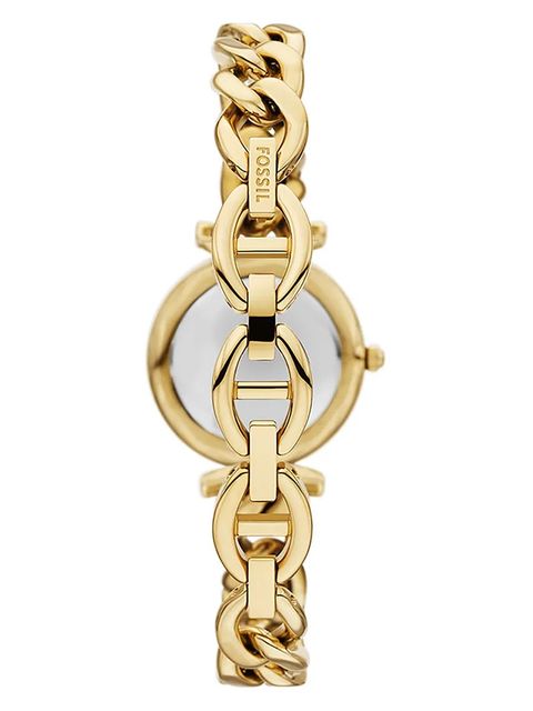 Fossil zegarek i bransoletka kolor złoty ES5387SET