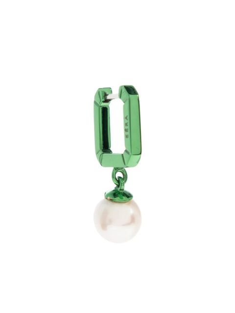 EÉRA pearl-detailing single earring - Green - zdjęcie produktu nr 2