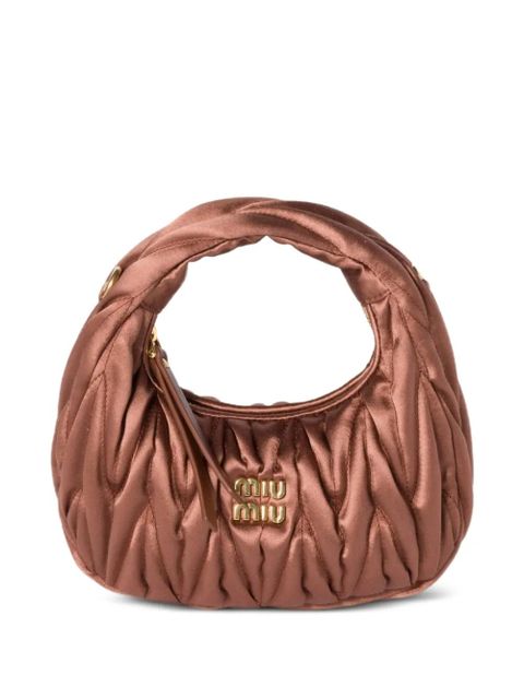 Miu Miu mini Wander tote bag - Brown - zdjęcie produktu nr 1