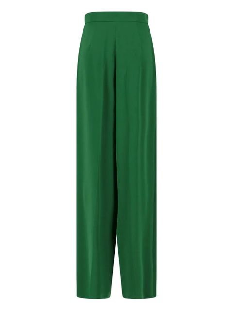 Max Mara pleated straight trousers - Green