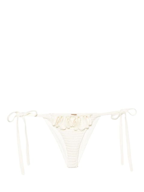 Cult Gaia Carita crochet-knit bikini bottoms - White - zdjęcie produktu nr 1