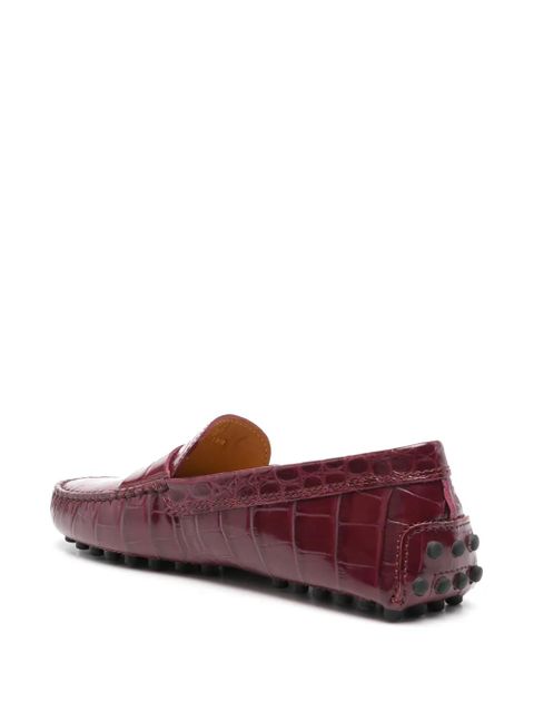 Tod's Gommino driver loafers - Red