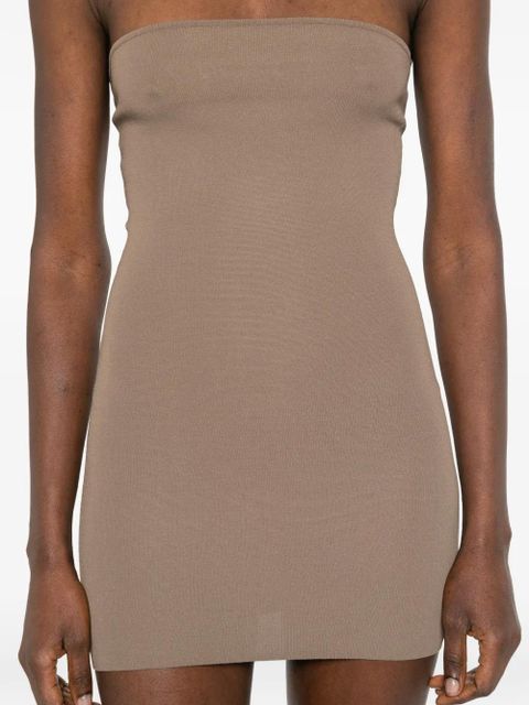 ENTIRE STUDIOS bandeau mini dress - Brown