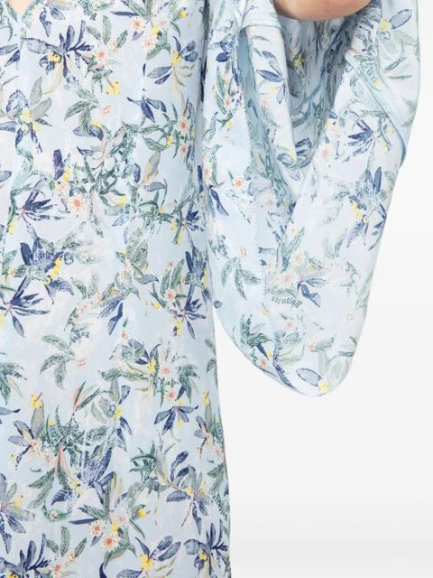 Zadig&Voltaire Rasato maxi dress - Blue