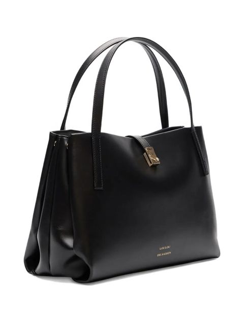 LouLou de Saison Cary leather tote bag - Black - zdjęcie produktu nr 2