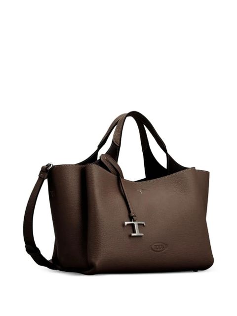 Tod's logo-embossed tote bag - Brown