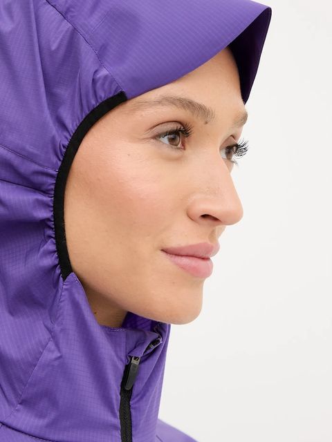 adidas by Stella McCartney kurtka treningowa kolor fioletowy JX9082