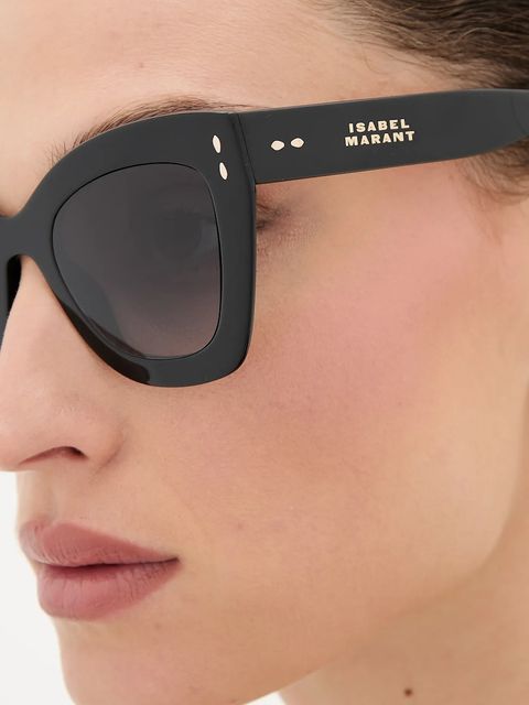 Isabel Marant okulary przeciwsłoneczne damskie kolor czarny IM 0050/G/S