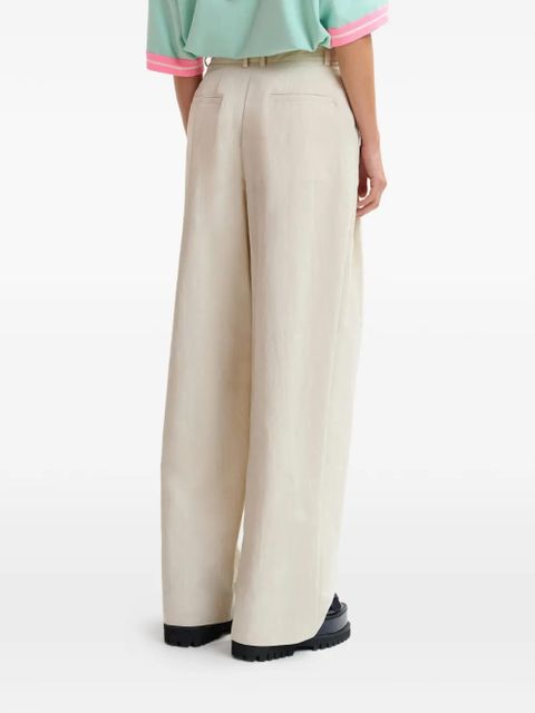 Essentiel Antwerp Jazmine belt-loop pleated trousers - Neutrals