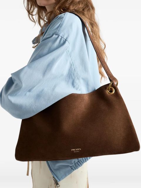 Prada large Etude shoulder bag - Brown - zdjęcie produktu nr 2