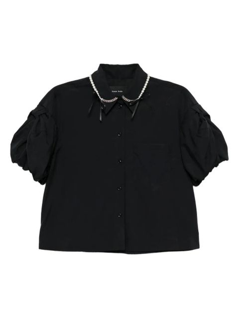 Simone Rocha cotton shirt - Black - zdjęcie produktu nr 1