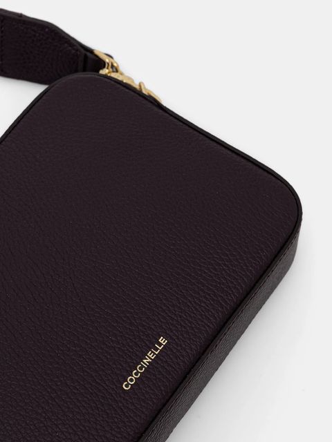 Coccinelle torebka skórzana TEBE kolor fioletowy E5.MN5.52.01.01