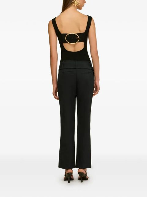 Cult Gaia Levi square neck top - Black