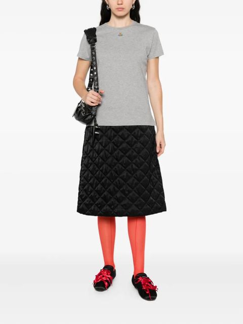 Vivienne Westwood orb-embellished cotton T-shirt - Grey - zdjęcie produktu nr 2