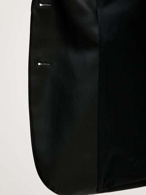 Sisley marynarka kolor czarny jednorzędowa gładka 22V3LW038