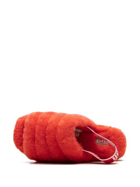 UGG Fluff Yeah "Red Currant" slippers