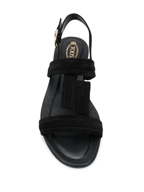 Tod's low heel slingback sandals - Black - zdjęcie produktu nr 2