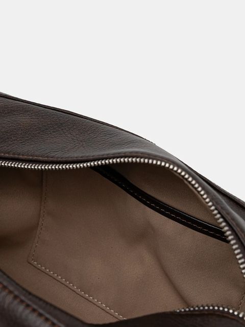 Answear.LAB torebka skórzana kolor brązowy