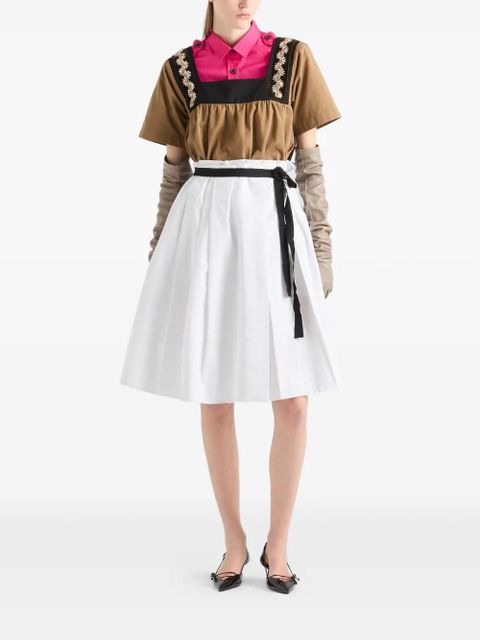 Prada cotton poplin shirt - Pink - zdjęcie produktu nr 2