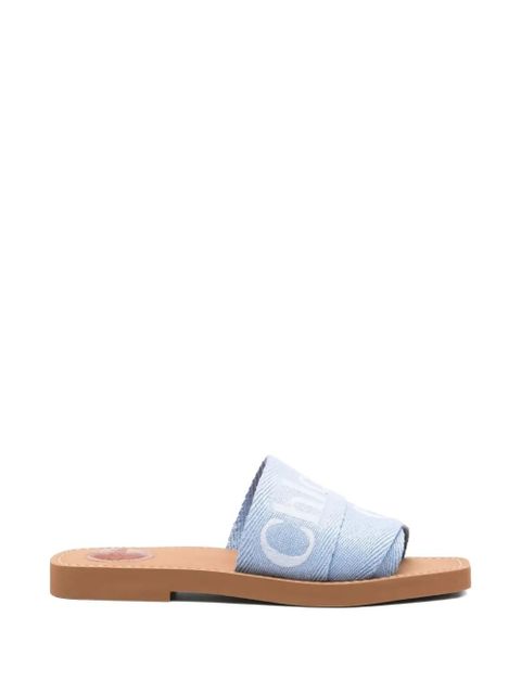 Chloé woody slides - Blue - zdjęcie produktu nr 1