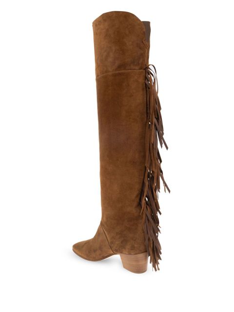 Casadei 50mm Beat boots - Brown
