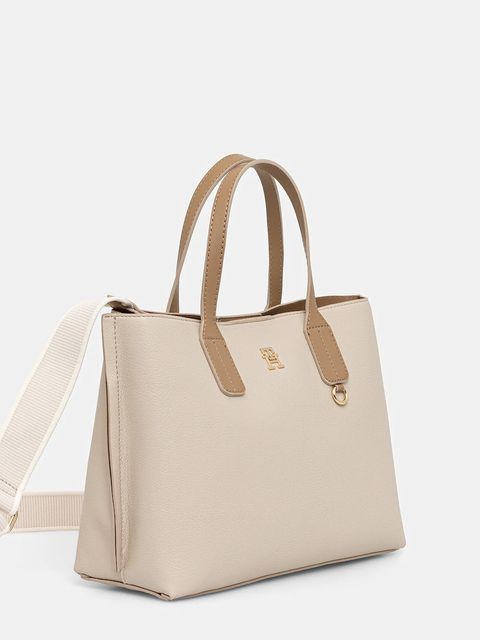 Tommy Hilfiger torebka kolor beżowy AW0AW17459 - zdjęcie produktu nr 2