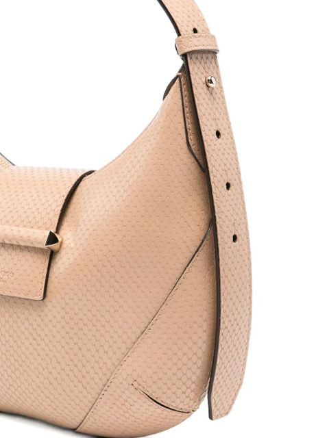 Jimmy Choo Bar snakeskin-embossed tote bag - Neutrals