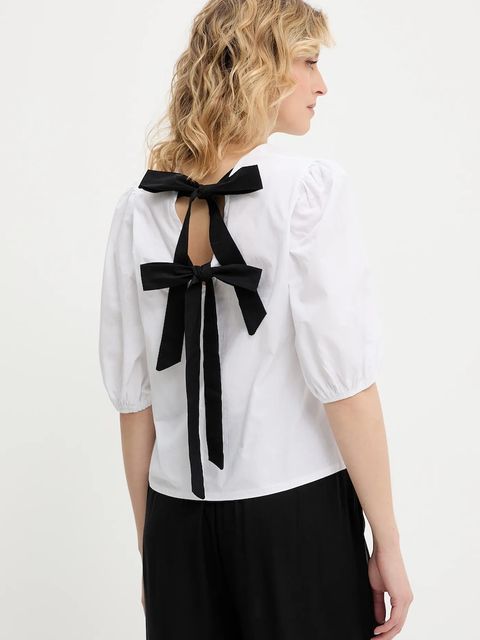 Answear.LAB bluzka damska kolor biały gładka