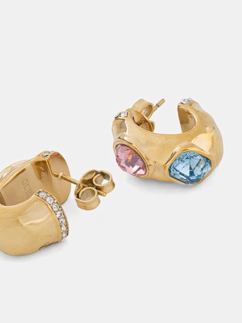 Guess kolczyki damskie ze stali nierdzewnej z cyrkonią MAMOUNIA - zdjęcie produktu nr 1