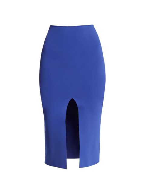 Jil Sander knit straight skirt - Blue - zdjęcie produktu nr 1