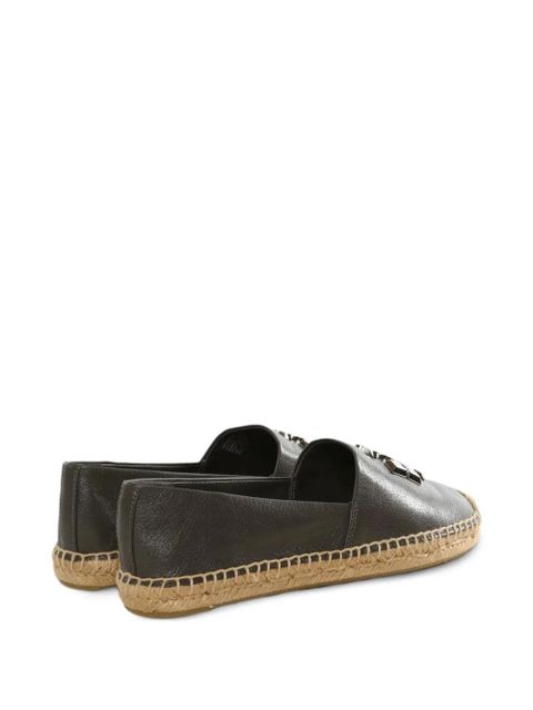 Tory Burch Eleanor leather ballet flats - Grey