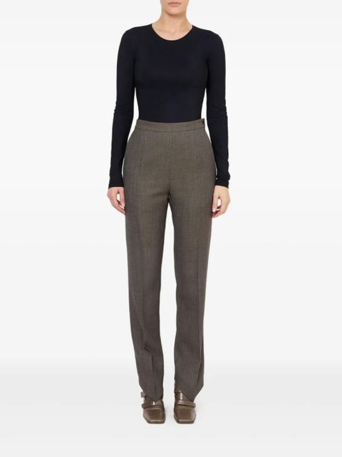 MM6 Maison Margiela virgin-wool trousers - Brown - zdjęcie produktu nr 2