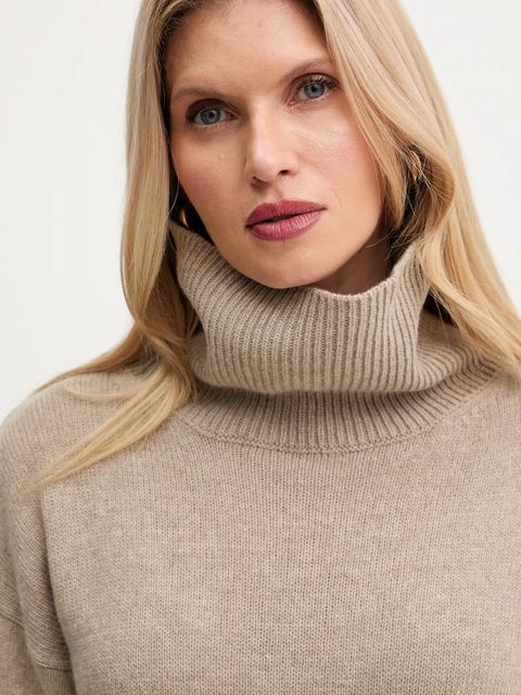 Simona Corsellini sweter z dodatkiem wełny