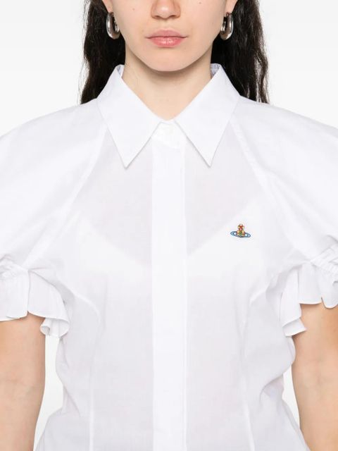 Vivienne Westwood puff-sleeve collared shirt - White