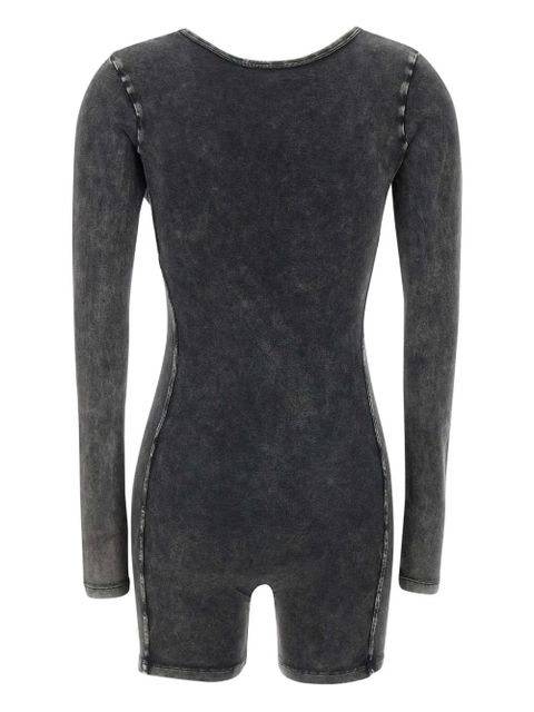Diesel jersey long-sleeve playsuit - Black - zdjęcie produktu nr 2