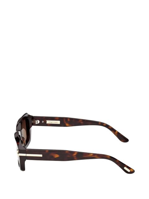 TOM FORD Eyewear rectangle-frame sunglasses - Brown