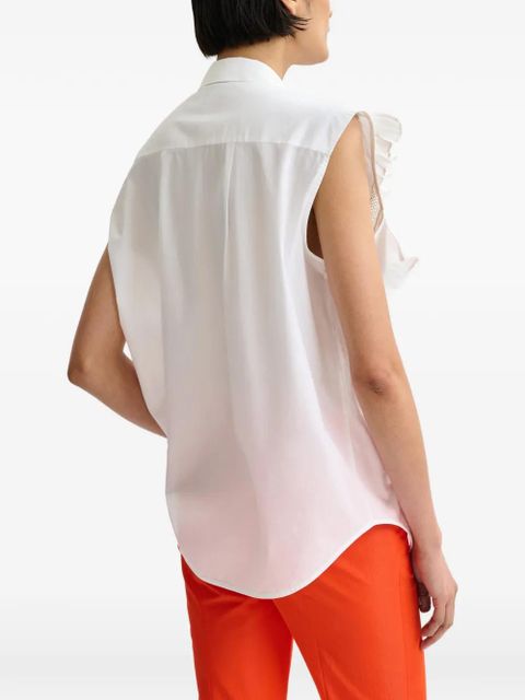 Essentiel Antwerp ruffled lace shirt - White