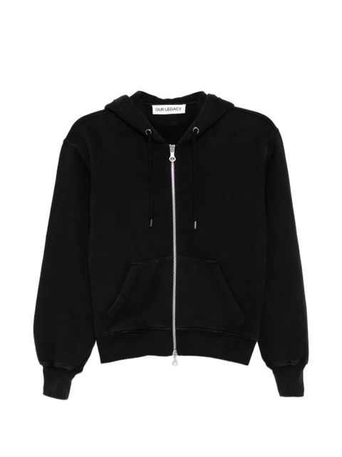 OUR LEGACY two-way zip-fastening hoodie - Black - zdjęcie produktu nr 1