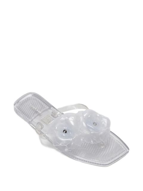Coperni Silicone Flower flip flops - White - zdjęcie produktu nr 2